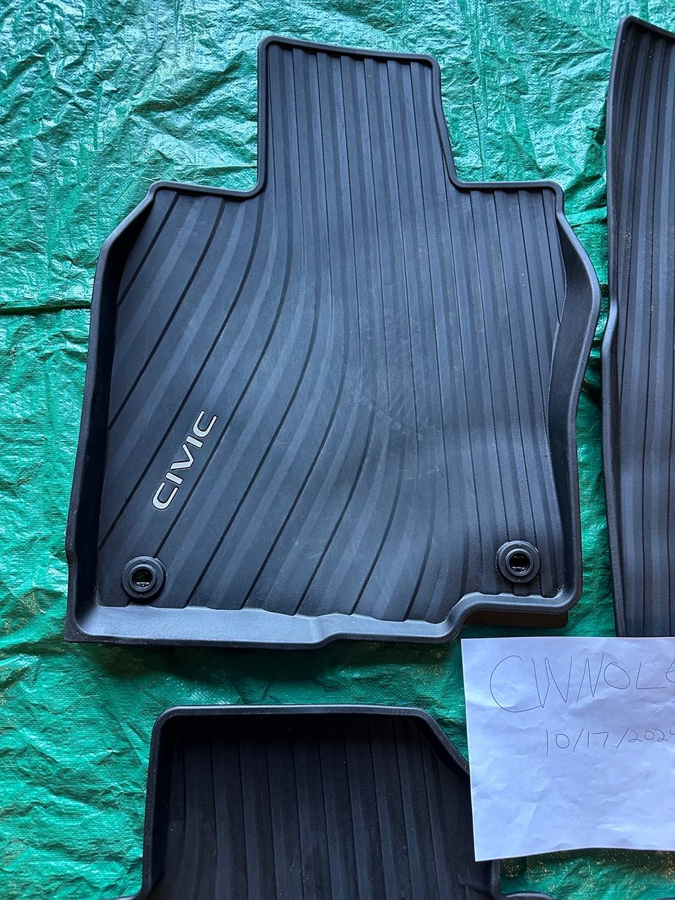 11th Gen Honda Civic SOLD: OEM FL5 Cargo Tray, and OEM All Weather Floor Mats IMG_3472