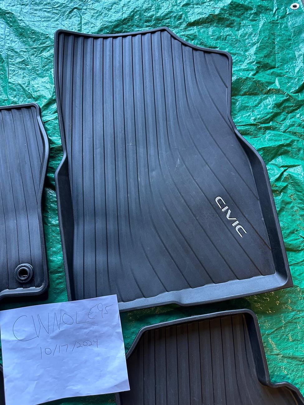 11th Gen Honda Civic SOLD: OEM FL5 Cargo Tray, and OEM All Weather Floor Mats IMG_3473