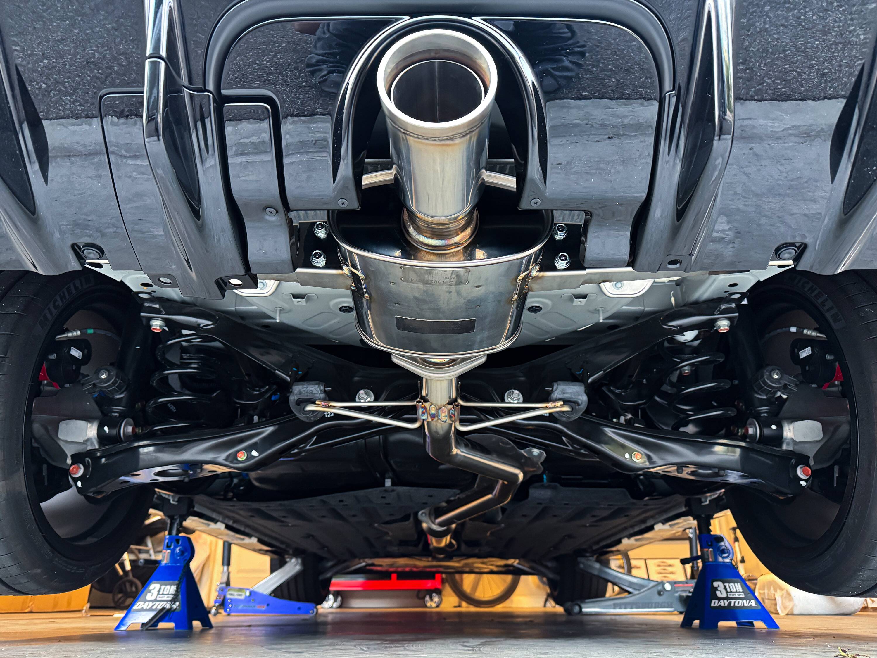 11th Gen Honda Civic SOLD: Mugen sports single exit exhaust. IMG_5620