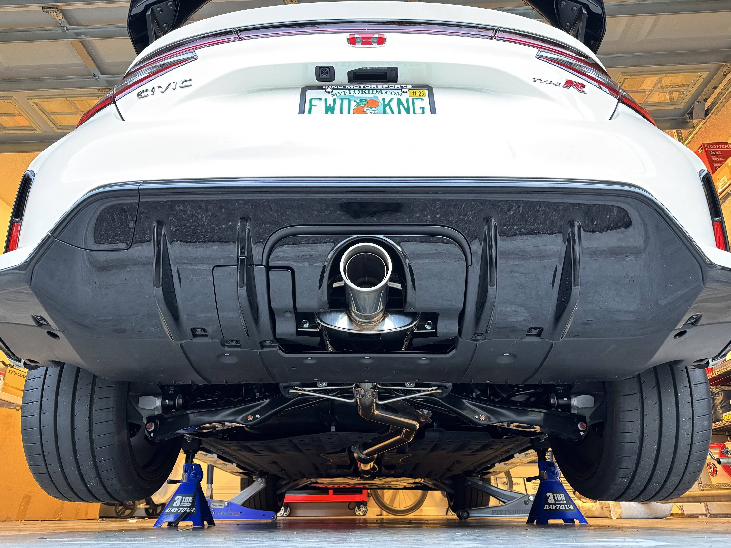 11th Gen Honda Civic SOLD: Mugen sports single exit exhaust. IMG_5625