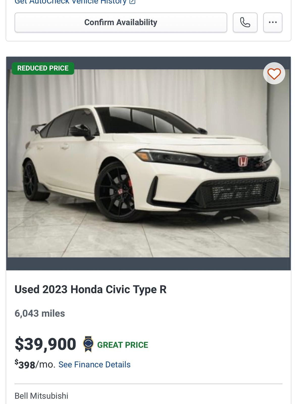 11th Gen Honda Civic 2023 Civic Type R Waitlist / Deposit / Reservations List - Check in here! IMG_7691