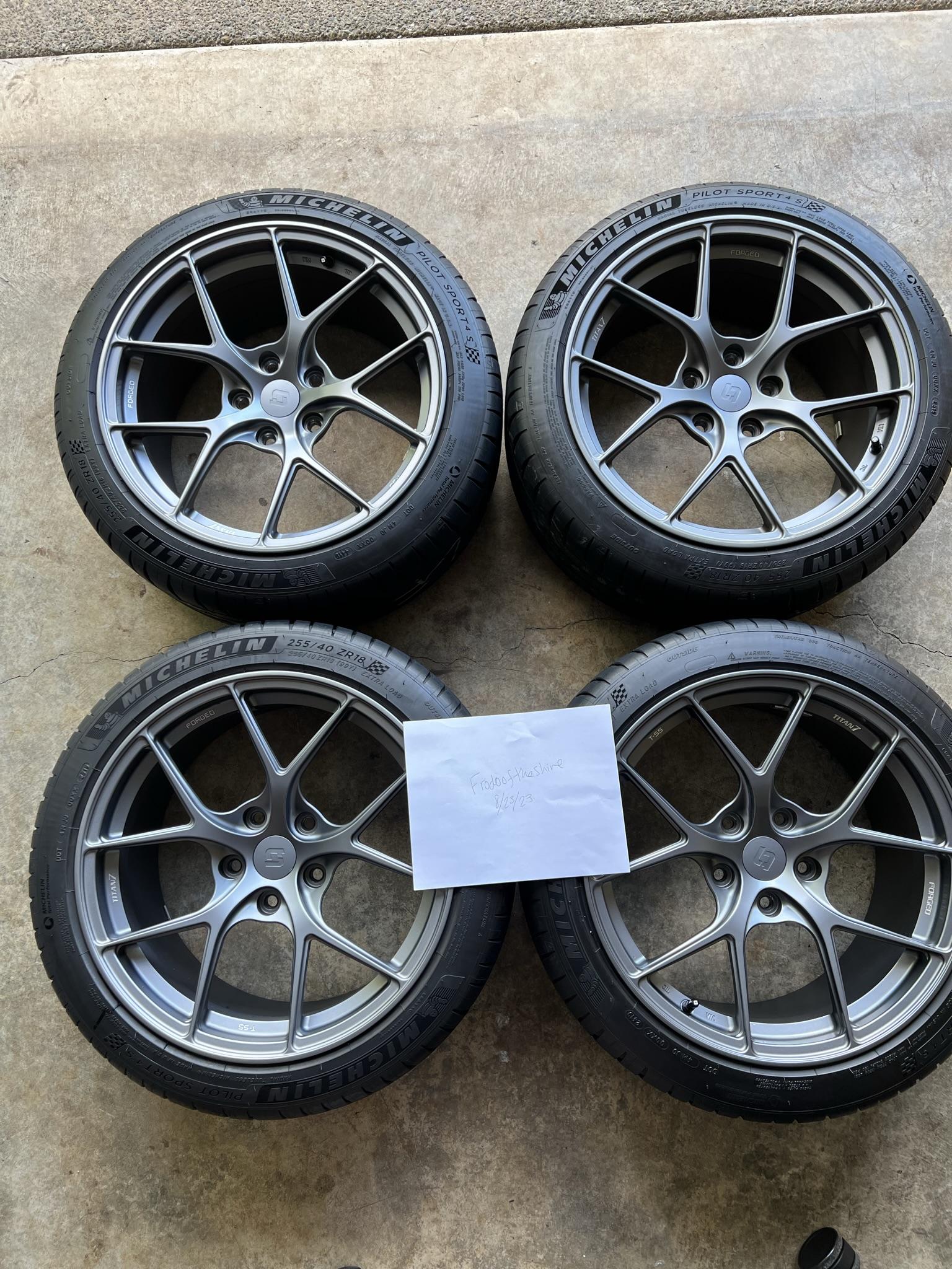 Oregon - Titan TS5 (Satin titanium) w/ titanium lug nuts + Michelin ...