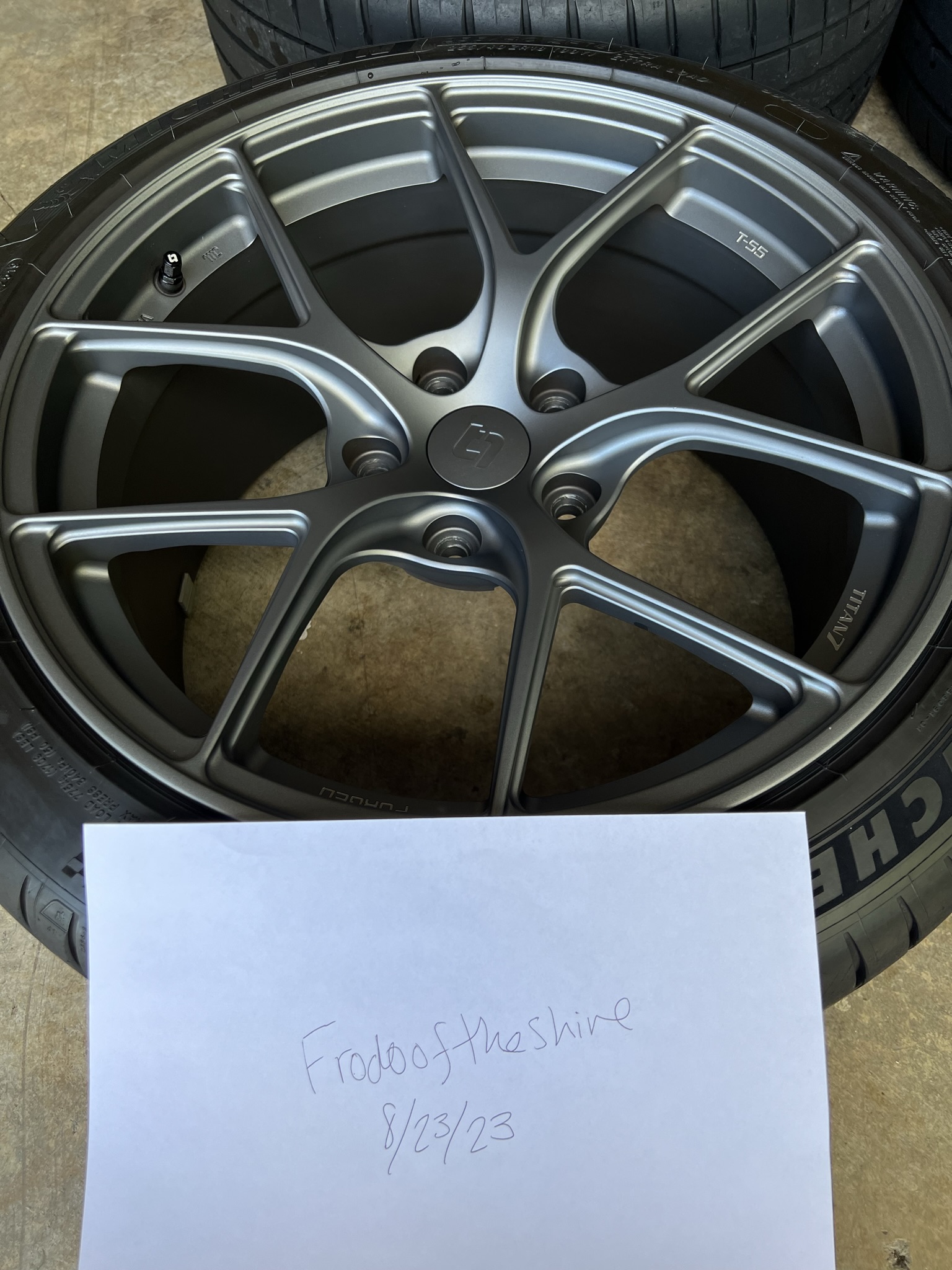 11th Gen Honda Civic Titan TS5 (Satin titanium) w/ titanium lug nuts + Michelin Pilot PS4s tires IMG_8470.JPEG