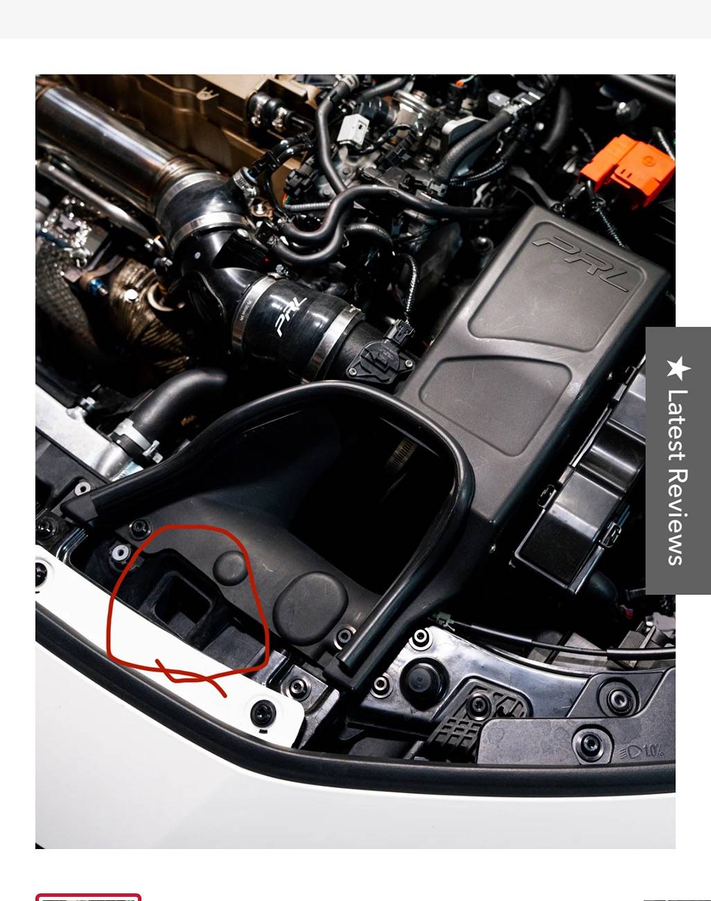 11th Gen Honda Civic PRL HVIK installed and datalogR showing higher IAT temps IMG_9125