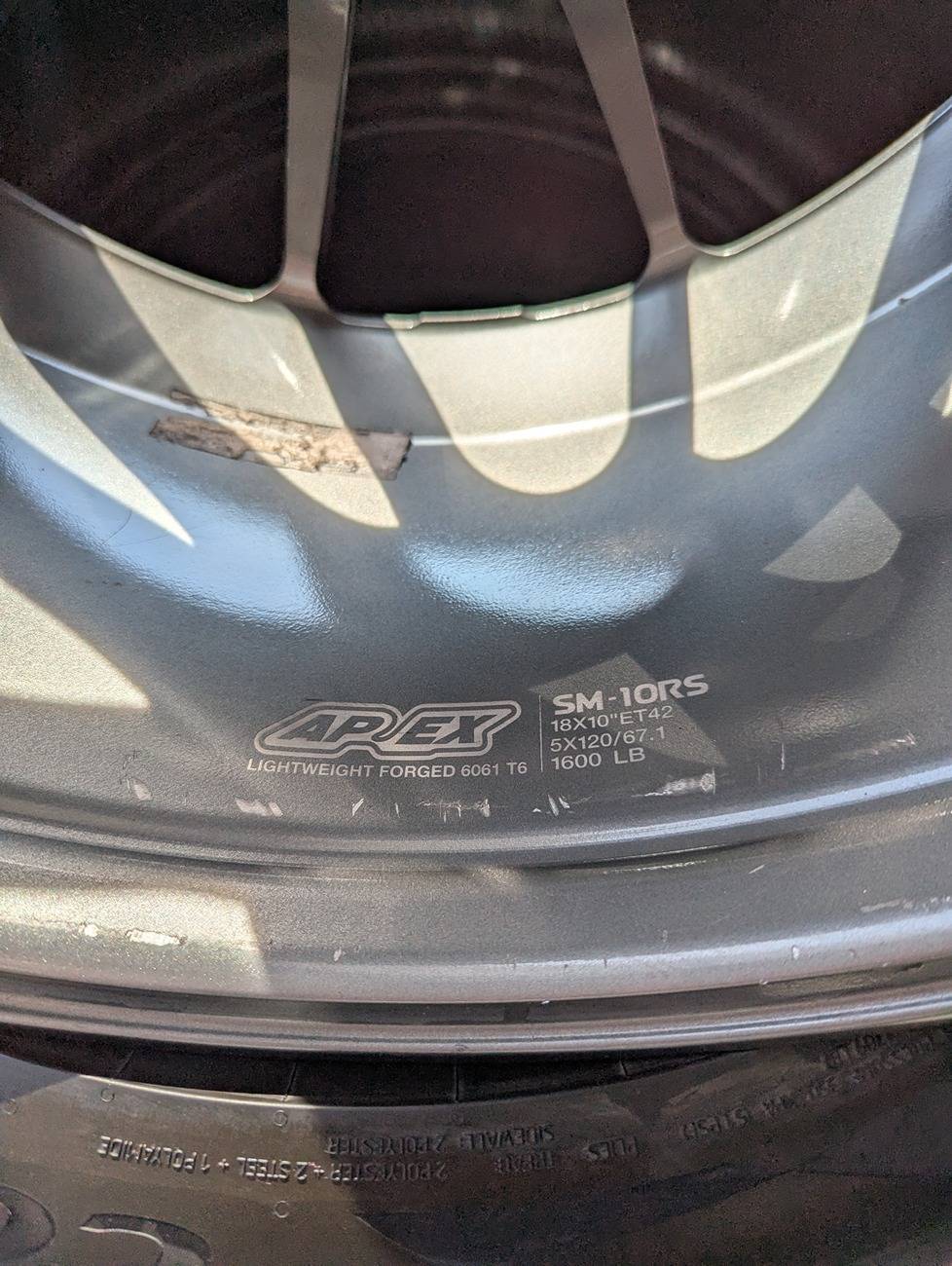 11th Gen Honda Civic GONE: Apex Wheels SM-10RS 18x10 +42 Forged Anthracite PXL_20250203_205503040.MP