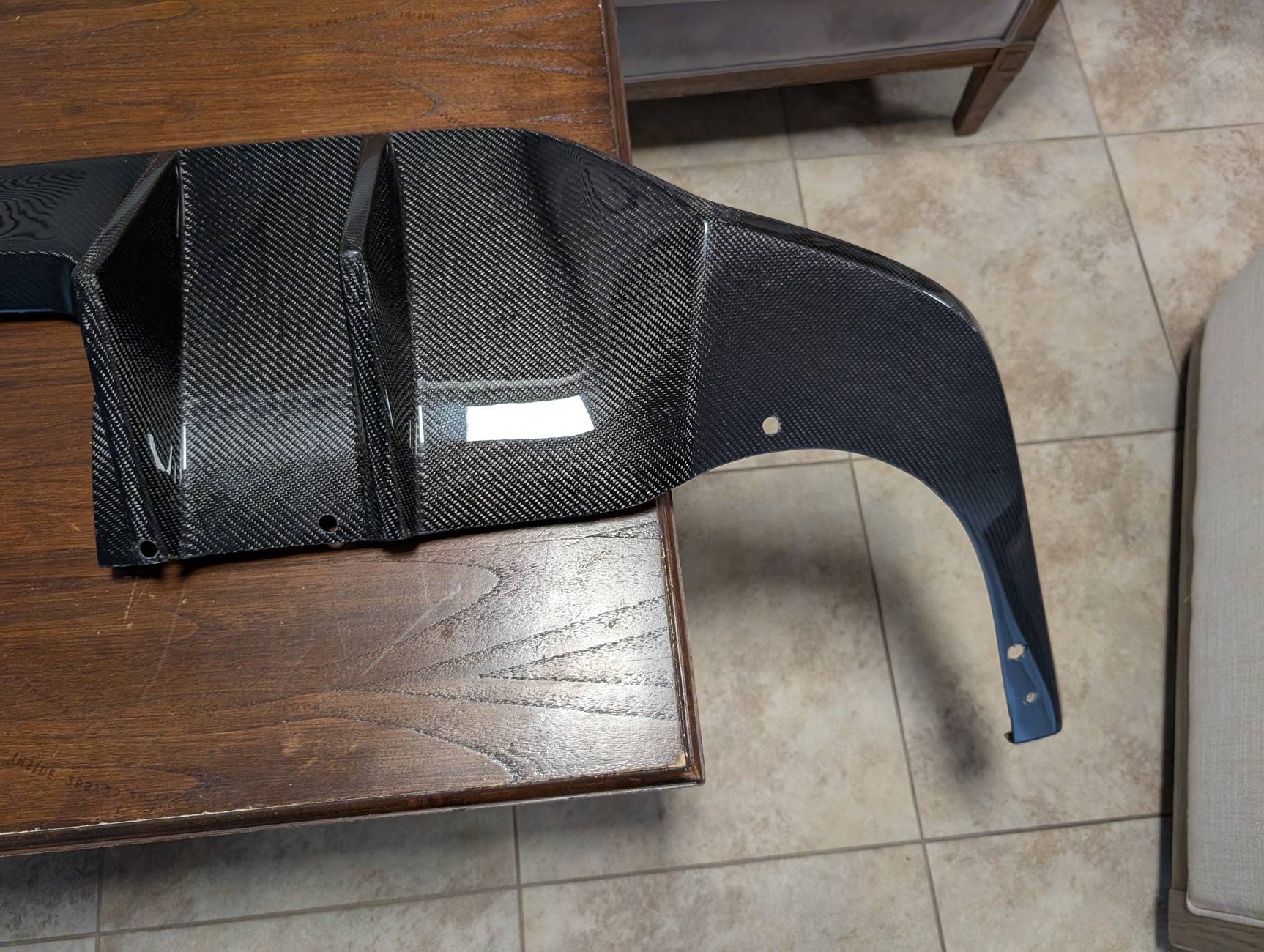 11th Gen Honda Civic FL5 Vis Carbon Fiber Rear Diffuser PXL_20250526_222659037
