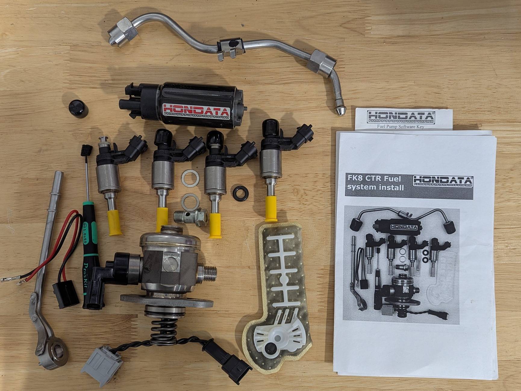 11th Gen Honda Civic Hondata FK8 CTR Fuel System Upgrade Kit + FlashPro PXL_20250602_143445870