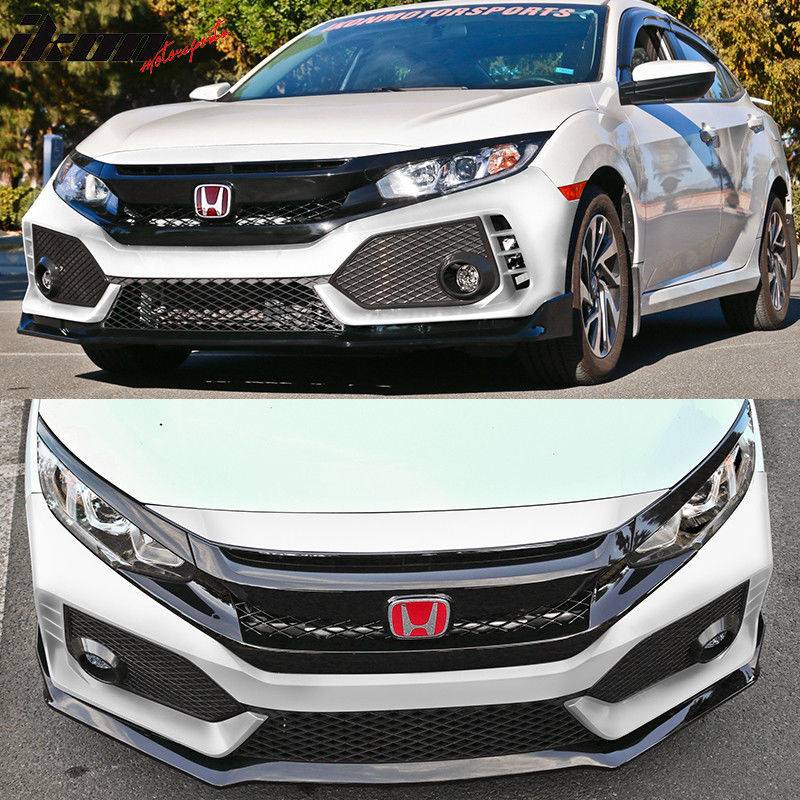 10th gen civic shop hatchback front lip