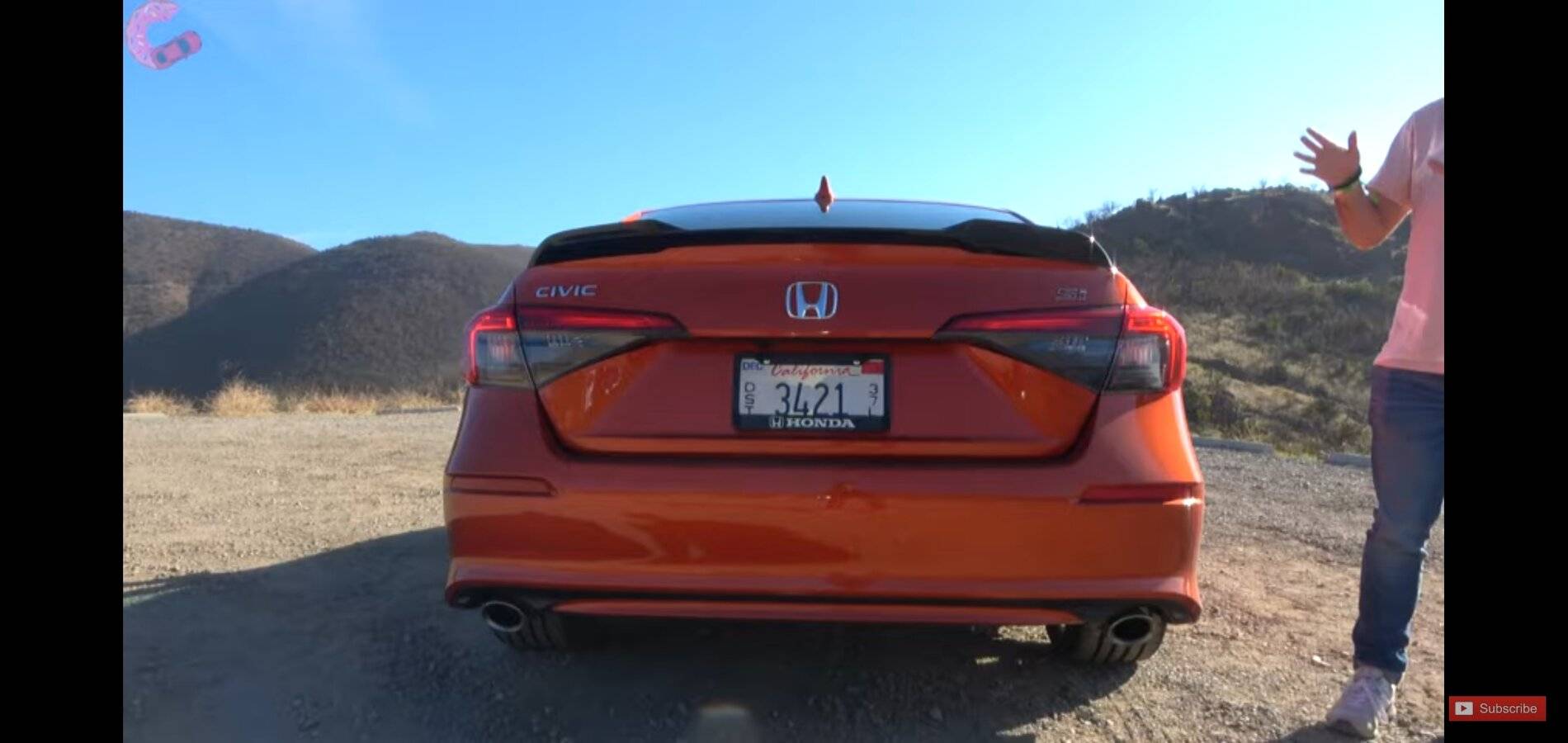 11th Gen Honda Civic Official BLAZING ORANGE PEARL 2022+ 11th Gen Civic Si Thread Screenshot_20211118-162216_YouTube