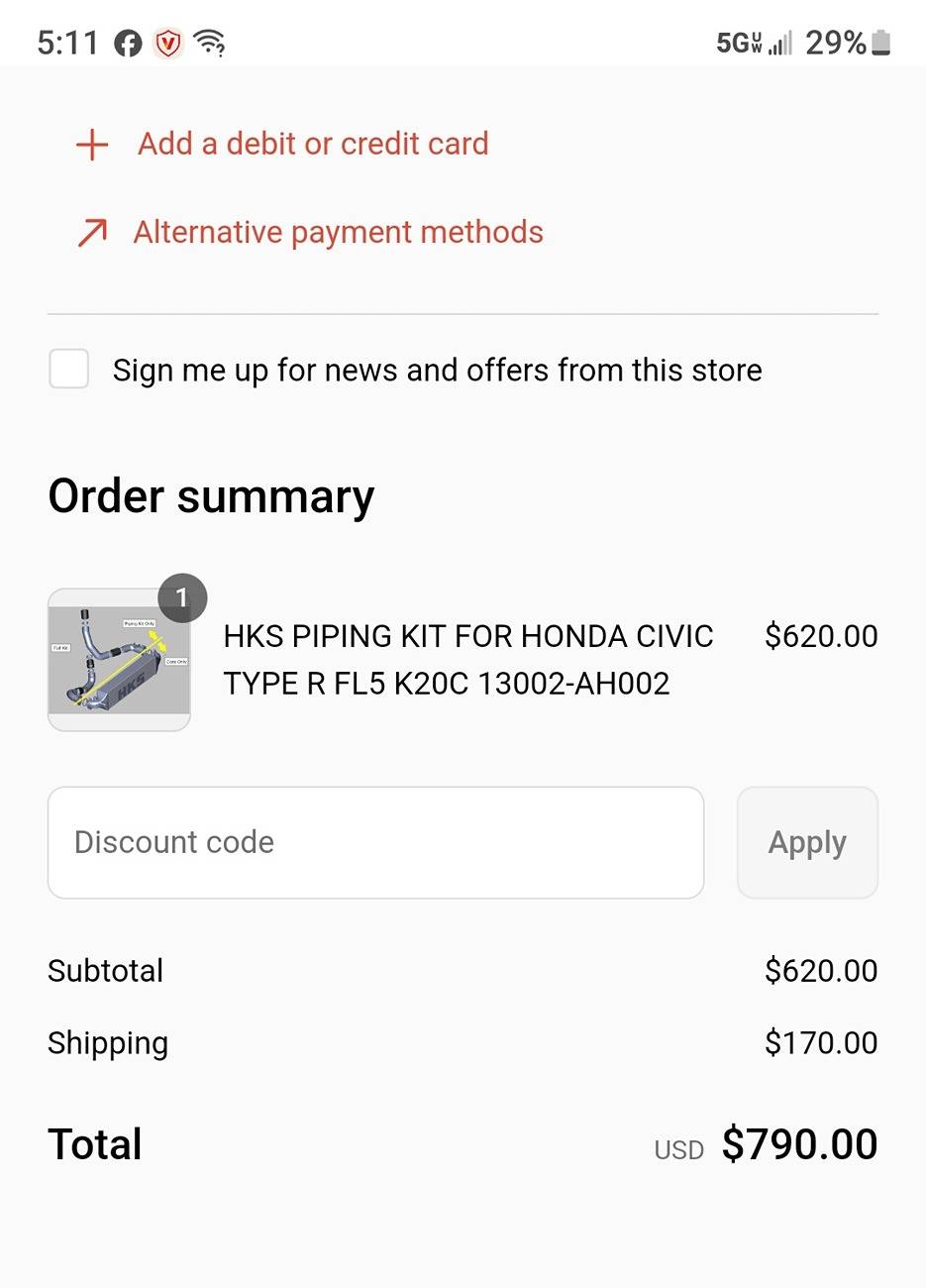 11th Gen Honda Civic J's Racing Hyper Intercooler Screenshot_20250411_171102_Chrome