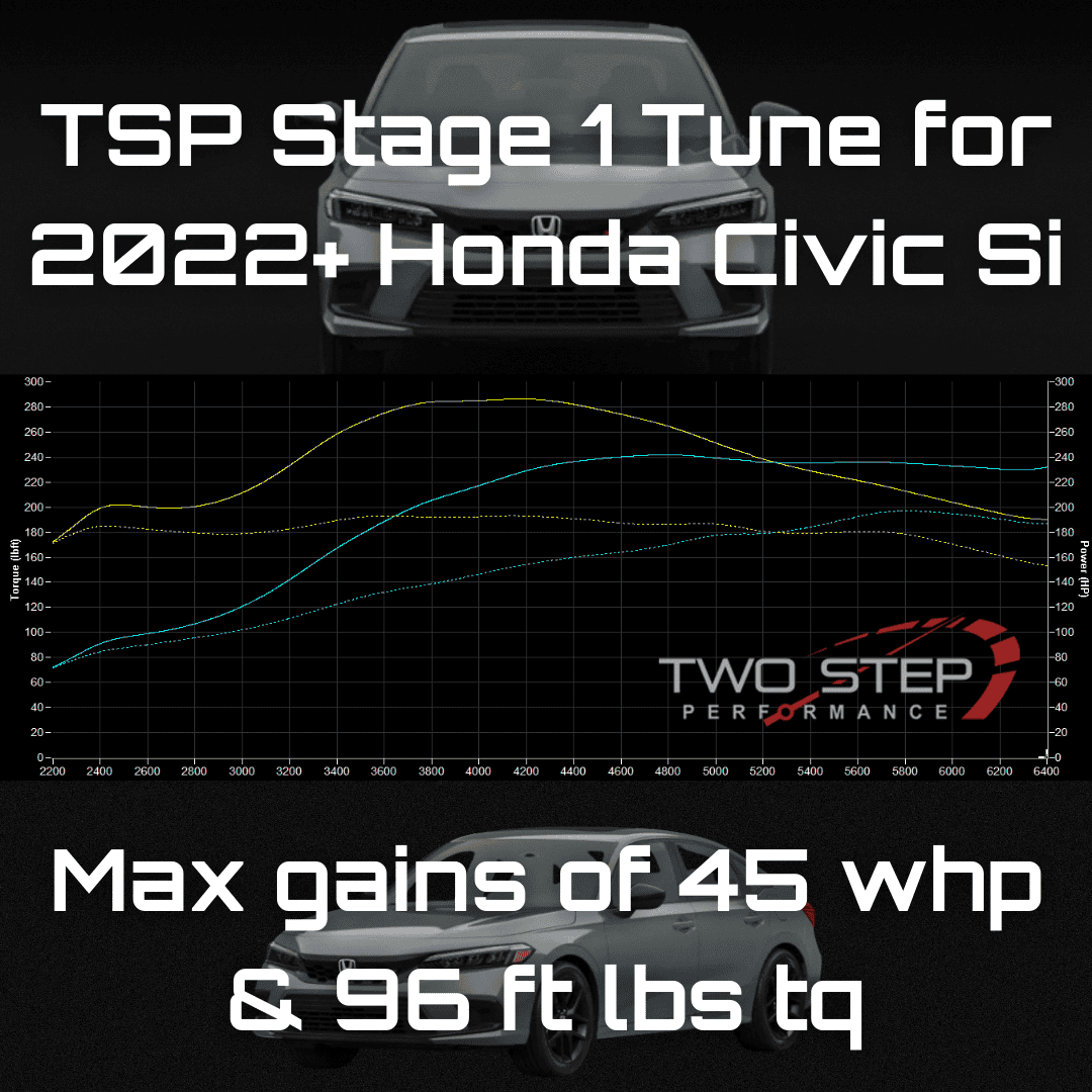 11th Gen Honda Civic TSP Stage 1 for the 2022+ 11th Gen Honda Civic Si - Now available! TSP Stage 1 Tune for 2022+ Civic Si