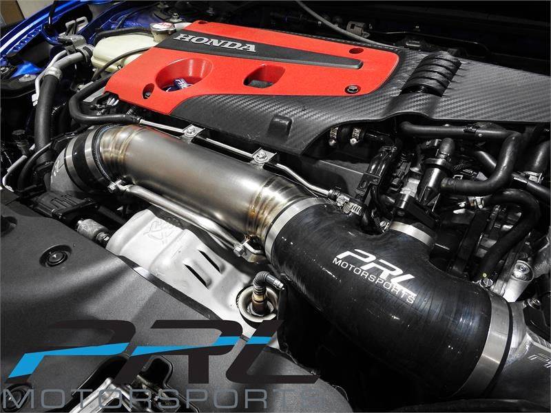 11th Gen Honda Civic PRL Motorsports 2017+ Honda Civic Type-R Turbocharger Inlet Pipe Kit TurboInletCrossoverIntakeBoxSideEngineBay_zps9utzg0vk