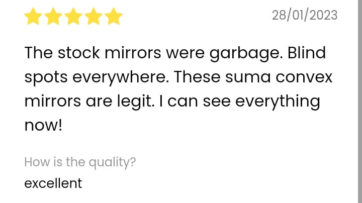 11th Gen Honda Civic Blind Spots?⚡Reduce Blind Spots & Glare⚡SUMA Mirrors (Customer's Review) WhatsApp Image 2024-03-31 at 22.33.33
