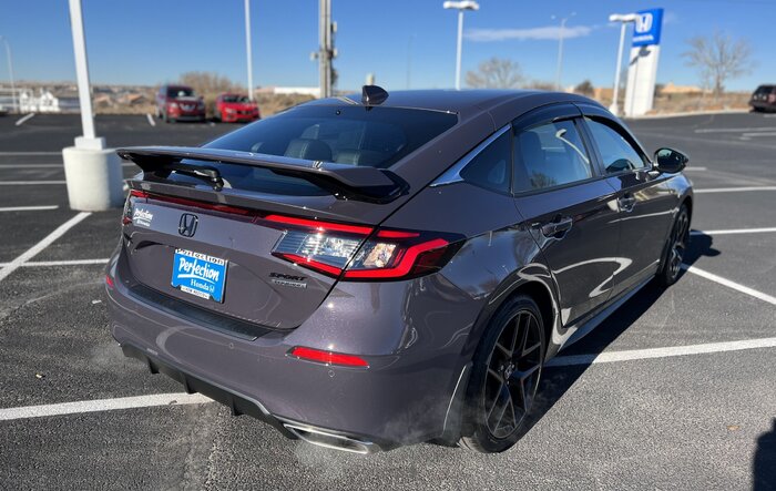 Smokey Mauve Pearl 2022 Civic Hatchback with HPD Kit