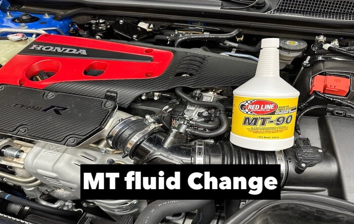 Manual transmission MT fluid change (Redline MT-90) on FL5