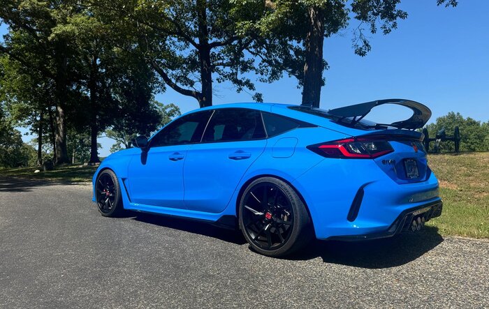 Spoon Sports Springs Installed on FL5 w/ 25mm R + 20mm F Spacers