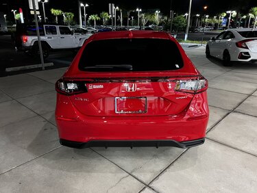 11th Gen Honda Civic 2022 Civic Sport Looks Great In Red IMG_0688
