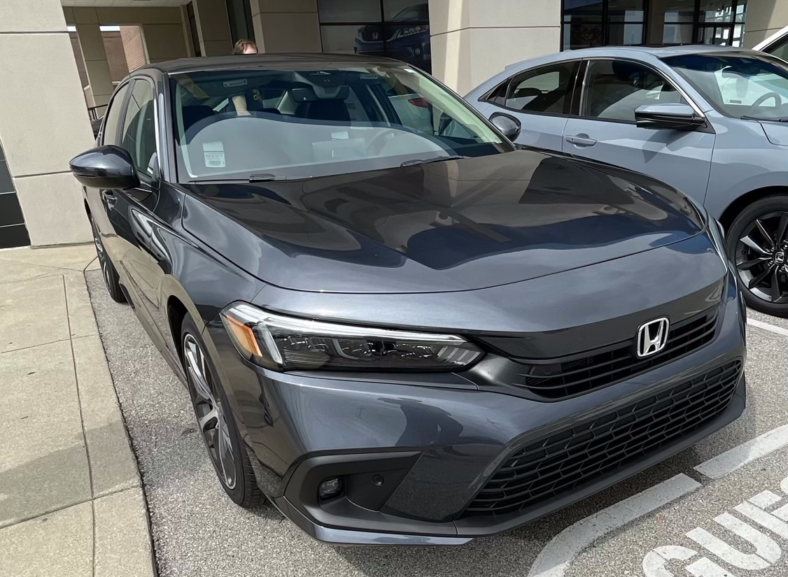 My New 2022 Civic Touring (Meteorite Gray) CivicXI 11th Gen Civic