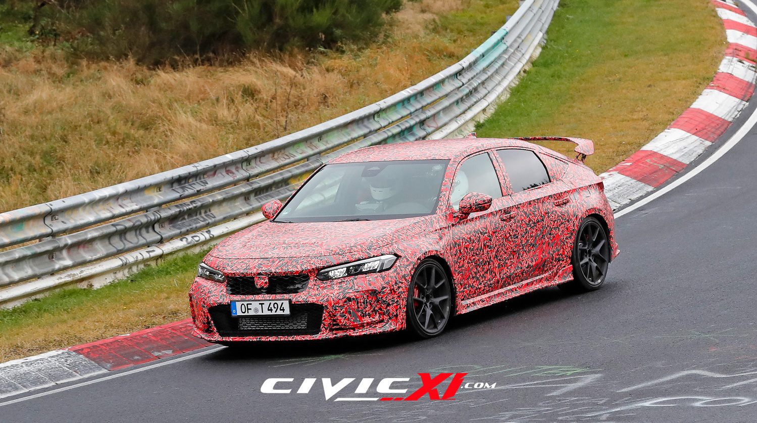 スパーク　HONDA CIVIC TYPE R-GT-Track Test 1/43 Spark HONDA CIVIC TYPE R-GT No.99 - Track Test Car