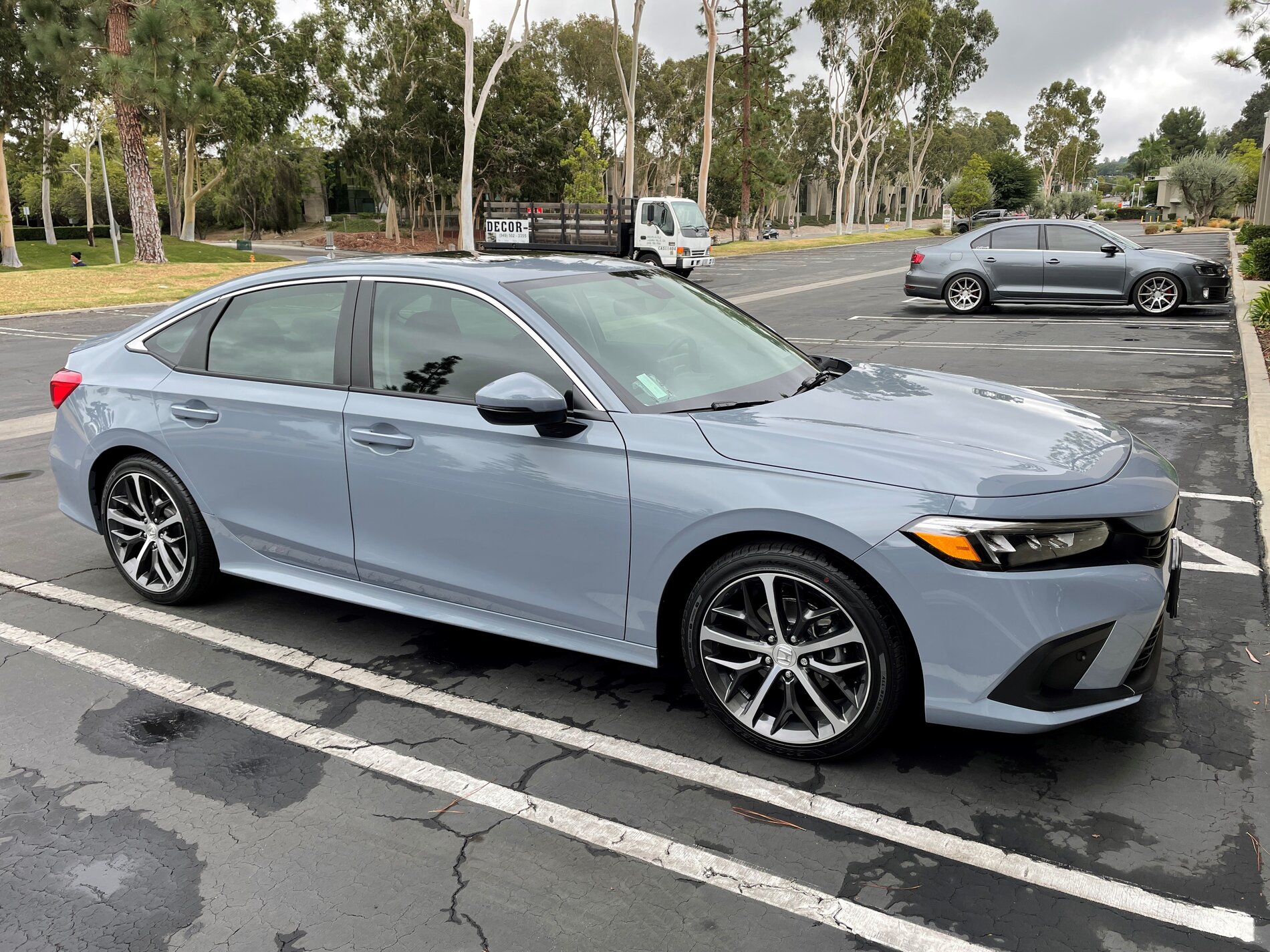 2022 Sonic Gray Pearl Touring Sedan gets Tint + Ceramic Coat CivicXI