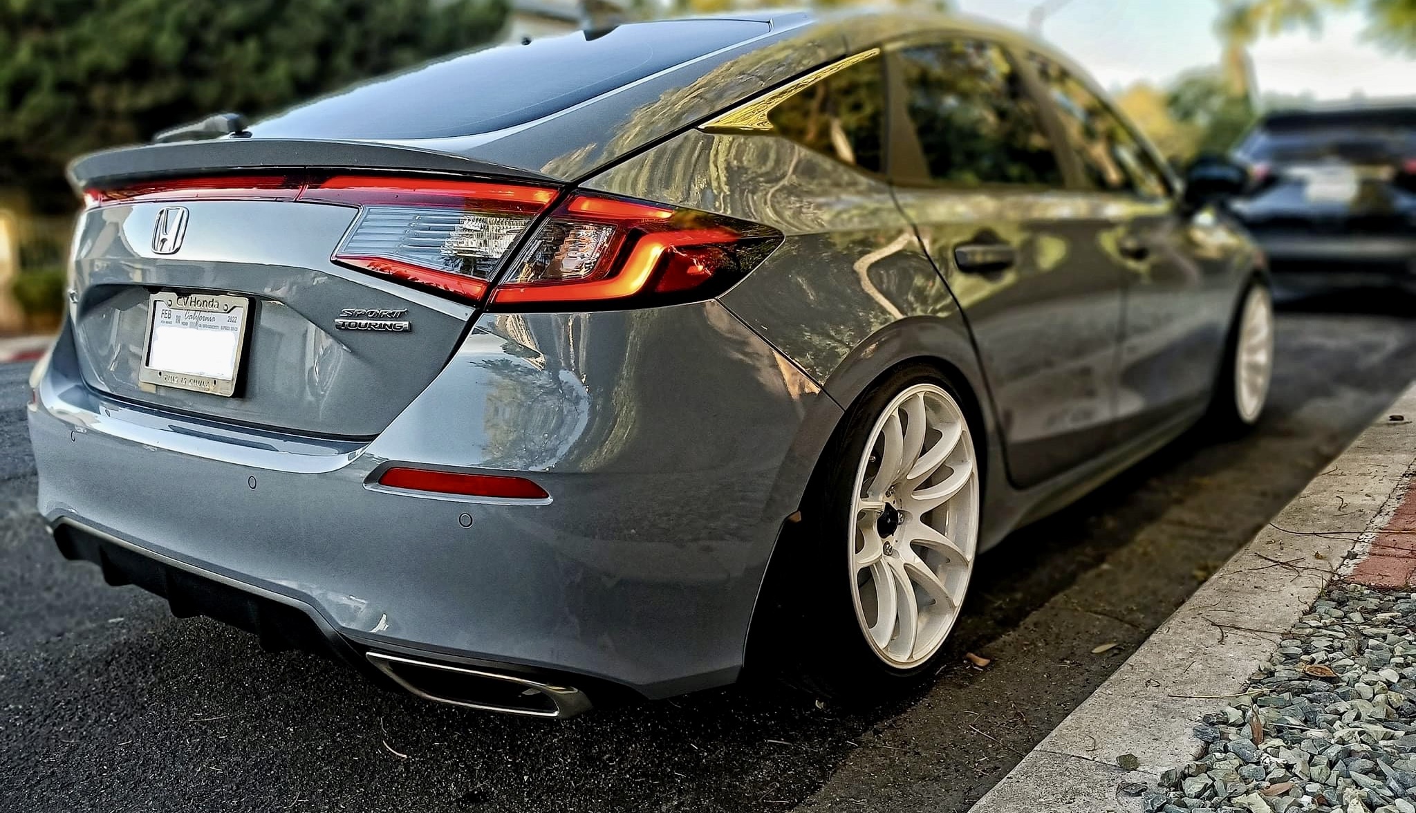 Lowered SGP 2022 Civic Hatch On Coilovers CivicXI 11th Gen Civic 