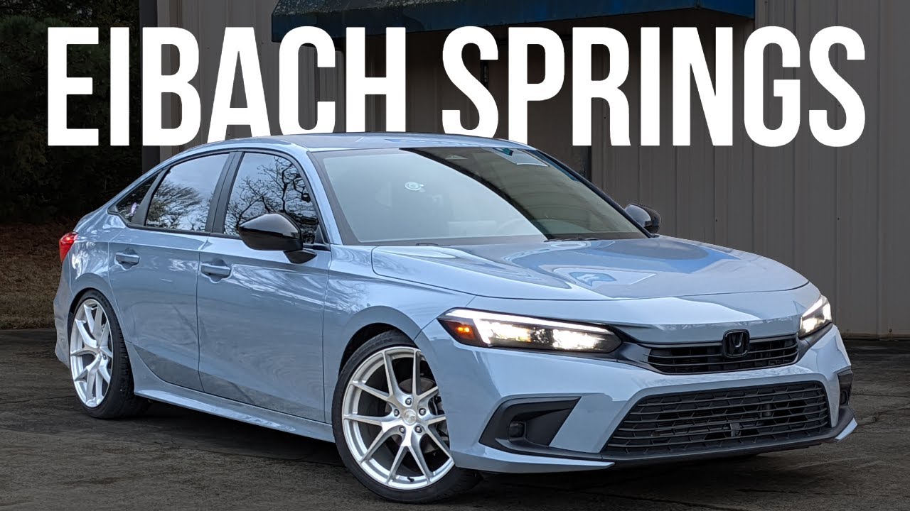 10th Gen Eibach Sportline Springs installed on 11th Gen Civic Sport CivicXI 11th Gen Civic