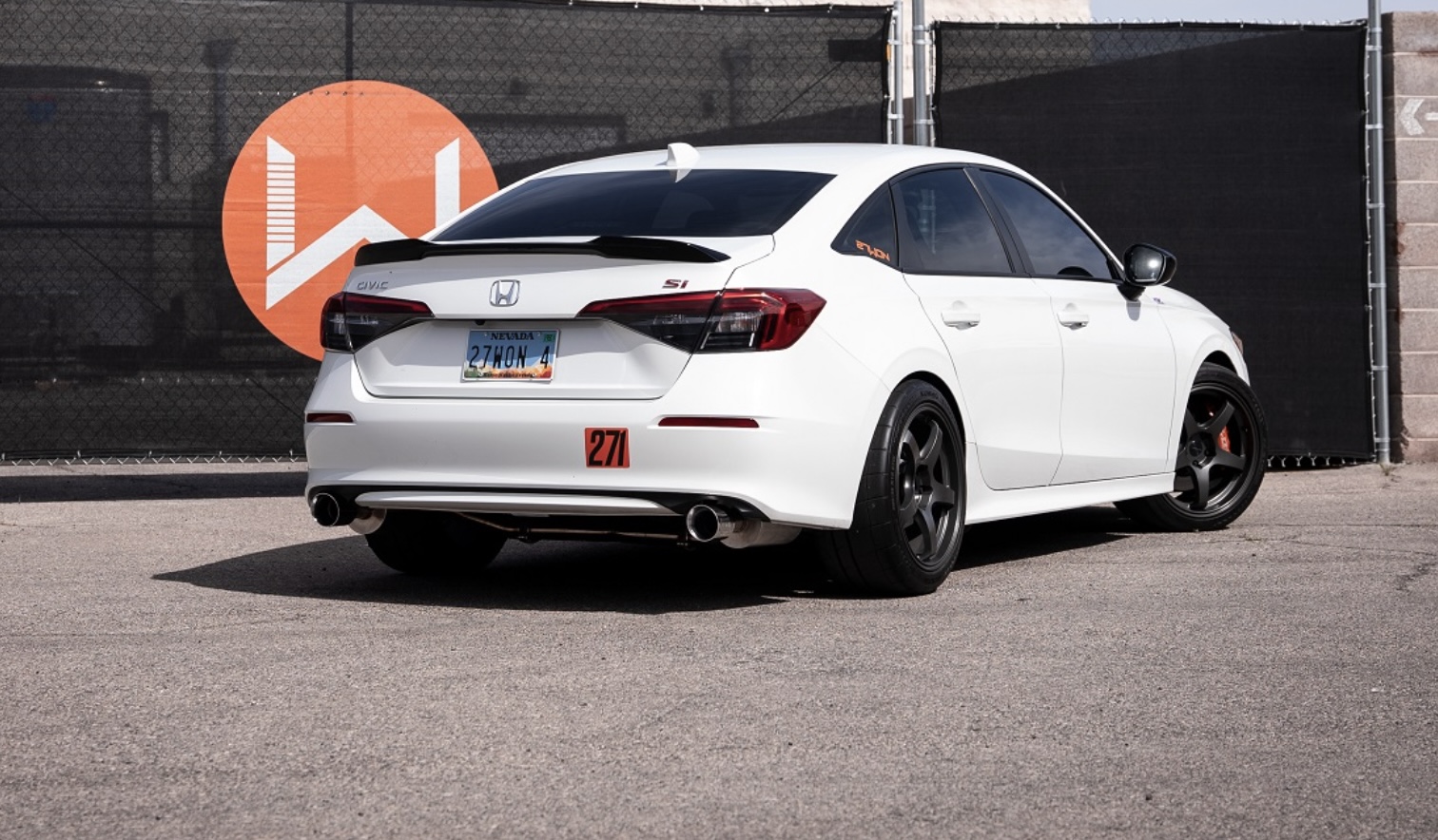 27WON Dual exit Si exhaust system for 2022+ Civic FE1 Chassis CivicXI
