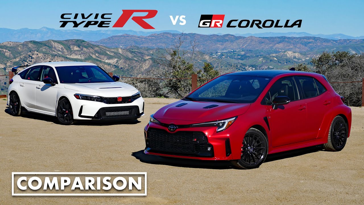 2023 Civic Type R vs Toyota GR Corolla Comparison Test Review & Video ...