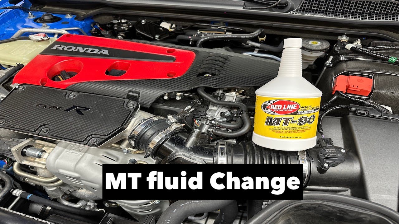 Manual transmission MT fluid change (Redline MT90) on FL5 CivicXI
