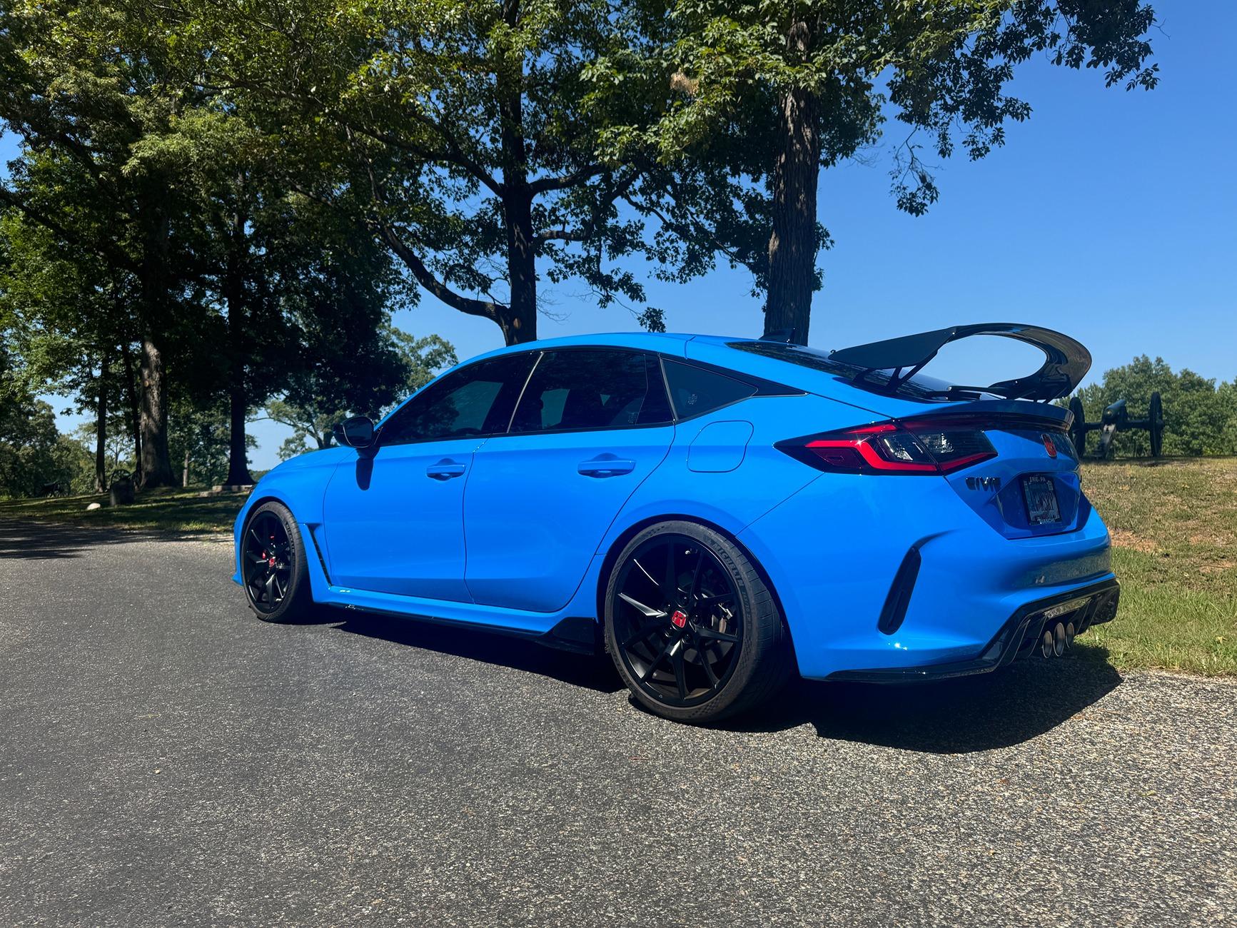 Spoon Sports Springs Installed on FL5 w/ 25mm R + 20mm F Spacers